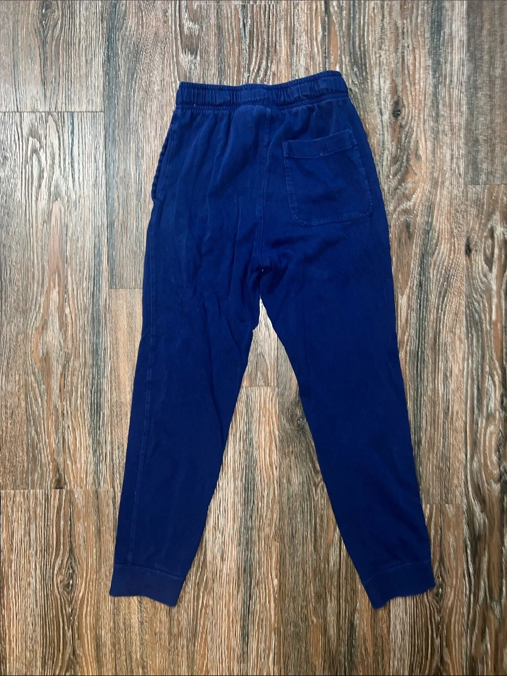 Nike Boys Lightweight Navy Blue Joggers with White Logo